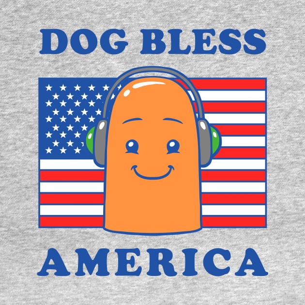 Dog Bless America by dumbshirts